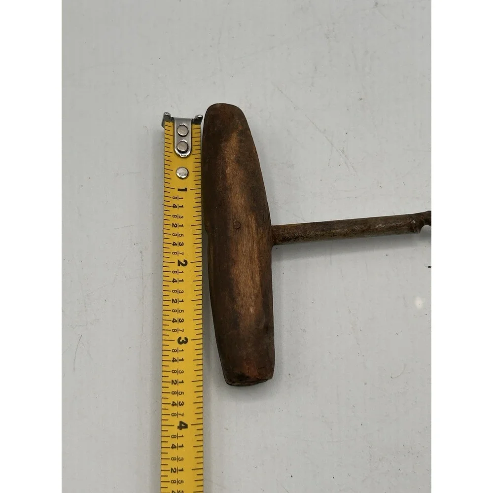Vintage Direct Pull Corkscrew Bottle Opener W/ Wooden Handle‎